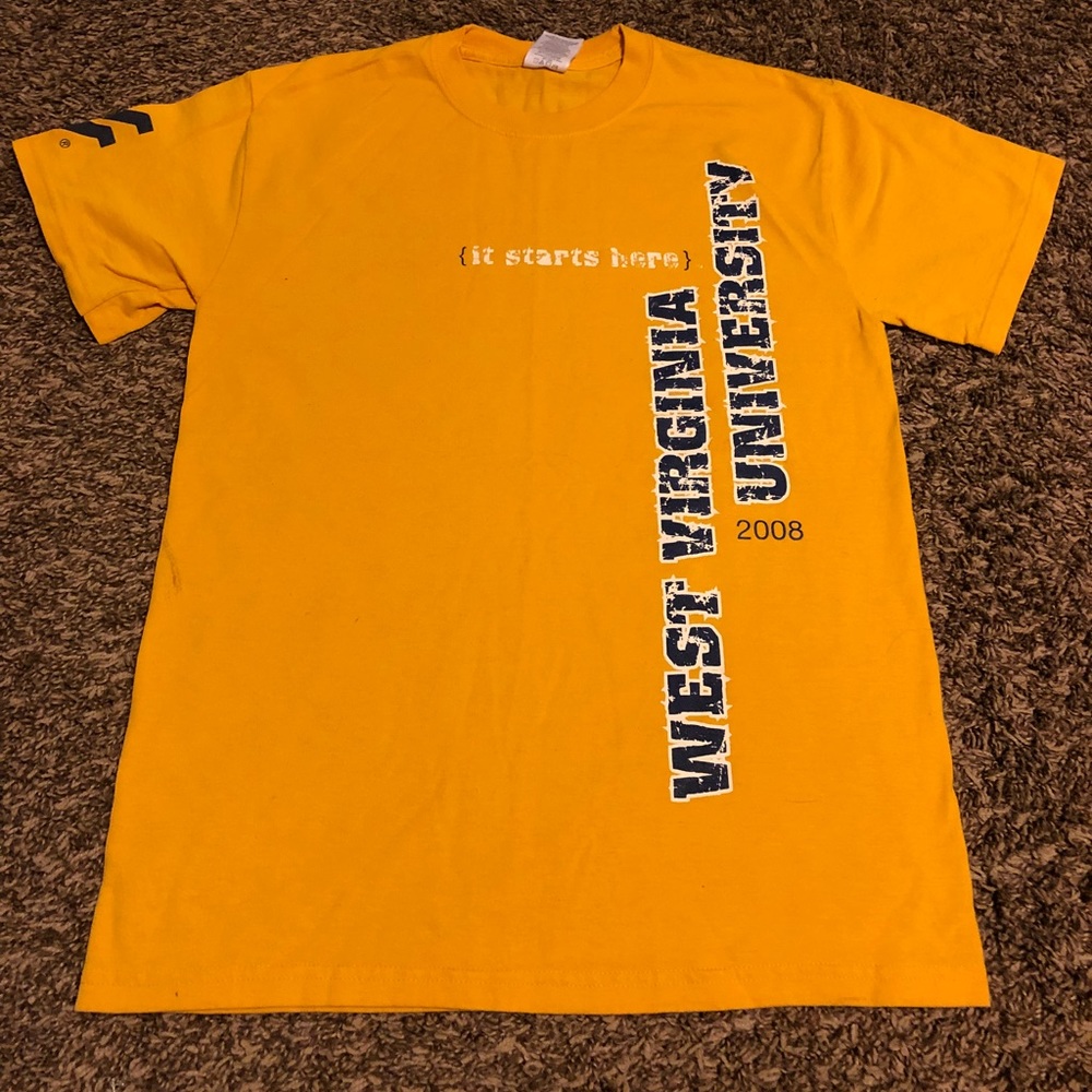 WVU West Virginia University t shirt